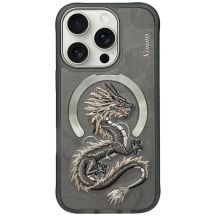 Nimmy Dragon MagSafe Case for iPhone 16 Pro Max - Gray