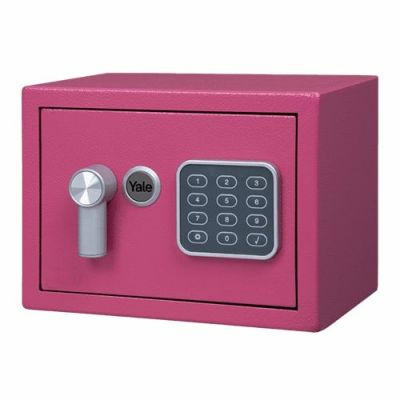 3. Yale Mini Electronic Safe Pink YSV mini pink basic safe