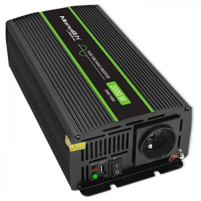 QOLTEC MONOLITH VOLTAGE CONVERTER | 1000W | 2000W | 24V TO 230V | PURE SINE
