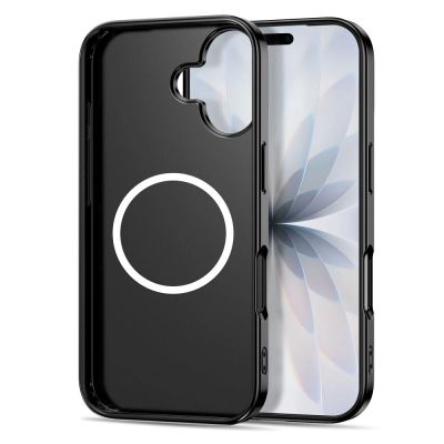 4. Tech-Protect Lamano MagSafe case for iPhone 17 - black and brown