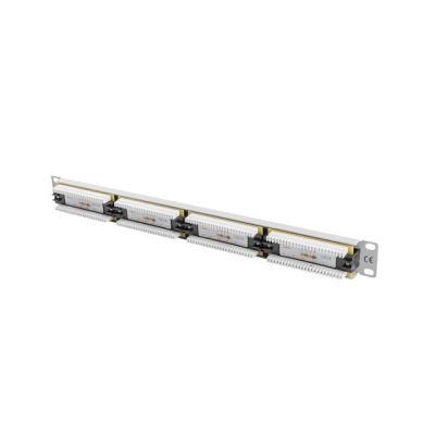 5. Patch panel Lanberg PPU5-1024-S (1U; cat. 5e; 24xRJ-45)