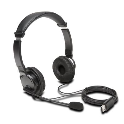 24. Kensington Wired USB-A Hi-Fi Headphones with Microphone