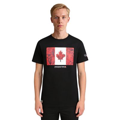 5. Canadian Peak JPALMEAK BLACK RM MEN 233 T-shirt (RBMSZ2052H/CP-NOIR)