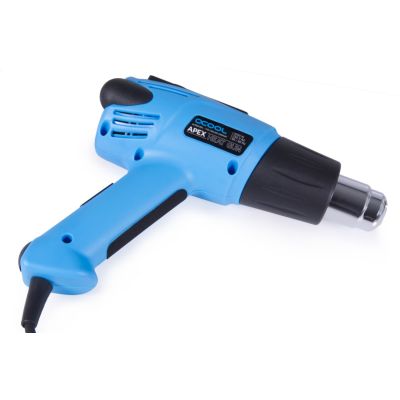 9. Alphacool 10178 Heat Gun Hot Air Gun 650 °C 2000 W Black, Blue