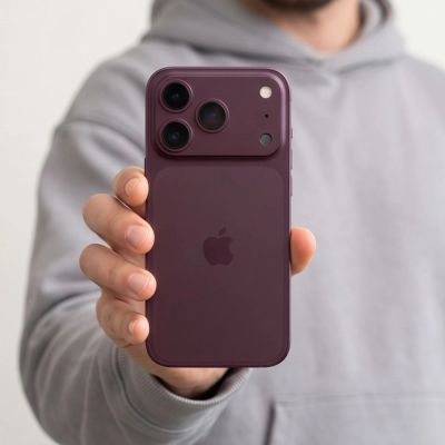 8. Tech-Protect Camfull Fit+ Tempered Glass Camera Screen Protector for iPhone 18 Pro - Burgundy