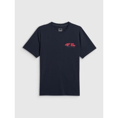5. Men's regular plain T-shirt 4F 4FRSS26TTSHM3992-31S