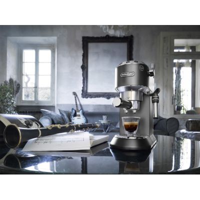 45. DeLonghi Dedica Style EC 685.BK (1350W; black) espresso machine