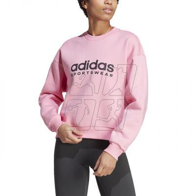 4. Adidas All Szn Fleece Graphic Sweatshirt IC8716