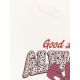 6. Girls' boxy T-shirt with print 4F 4FJRAW26TTSHF4239-11S