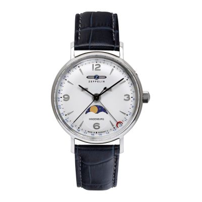 Zeppelin Hindenburg Moonphase 8077-1 WYP Watch