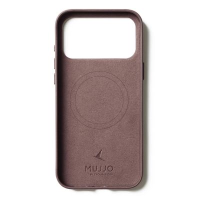 3. Mujjo Leather Case - leather case for iPhone 17 Pro Max compatible with MagSafe (bronze red)