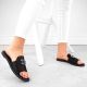 5. Comfortable flip-flops with rhinestones S.Barski W OLI258A, black