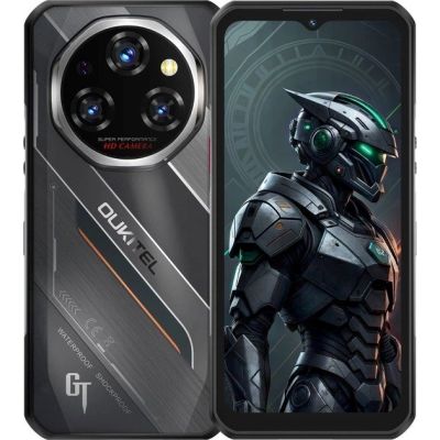 Oukitel WP62 6.58" Smartphone Dual SIM Android 15 5G USB Type-C 8GB 256GB 11000mAh Black