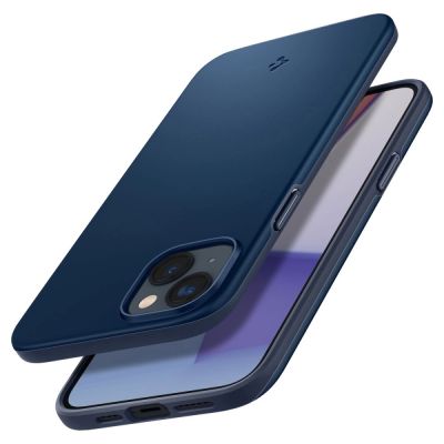 6. Spigen Thin Fit iPhone 14 Plus Case - Blue