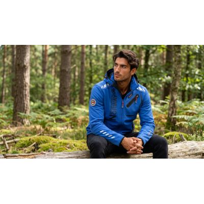 3. Men’s Softshell Jacket Geographical Norway ROYAUTE DB ROYAL BLUE BLACK MEN 068 (WY2168H/GN-ROYAL BLUE / BLACK)