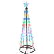2. DECORATIVE CHRISTMAS TREE 154 LED RGB 150 CM BLACK