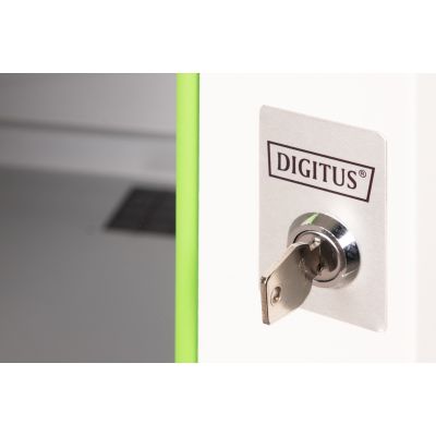 4. 19-inch 16U Digitus wall-mounted cabinet 820x600x600 mm, gray (RAL 7035)