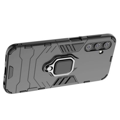 11. Ring Armor case for Samsung Galaxy A24 4G armored cover magnetic holder ring black