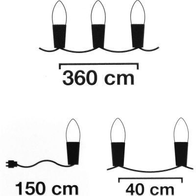 21. LIGHTING FLAME-IMITATING LIGHT CHAIN 10LED