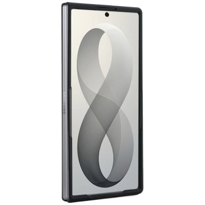 5. Guess Magnetic Ring Stand Grained Classic Logo MagSafe case for Samsung Galaxy Z Fold 8 Ultra - beige