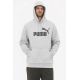 2. Puma men's gray fashionable cotton kangaroo sports hoodie
