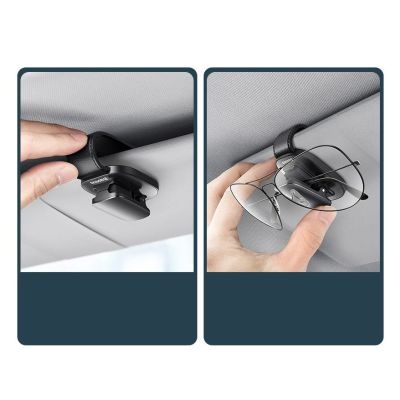 18. Baseus car glasses clip holder for glasses black (ACYJN-B01)