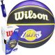 10. WILSON NBA LA LAKERS BASKETBALL CARDBOARD PUMP