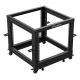 7. OPEN RACK 19" 9U 600X600-1100 ADJUSTABLE BLACK LANBERG