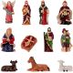 3. NATIVITY FIGURES 11 PCS 10 CM