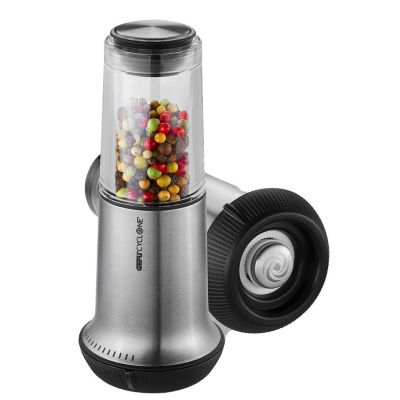 2. GEFU 34627 Rotary Grater Black, Stainless Steel, Transparent