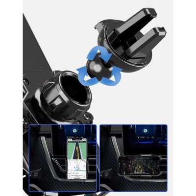 7. Universal Gravity Car Holder Dark Gray (YC05)