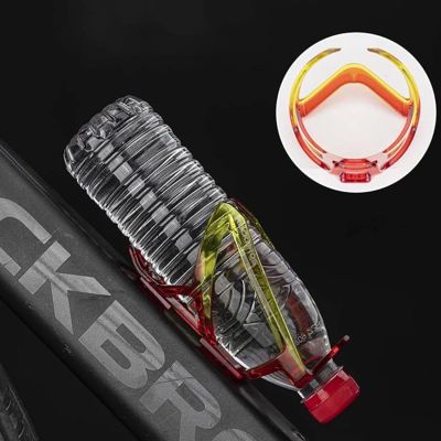 4. Rockbros FK338 Bike Bottle Holder - Red and Yellow