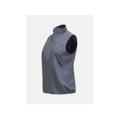 3. Women's PEAK PERFORMANCE W Glider Wind Vest, Gray