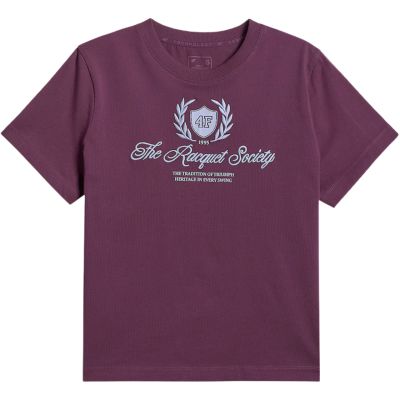 2. Women's T-shirt 4F F2738 burgundy 4FWSS26TTSHF2738 60S