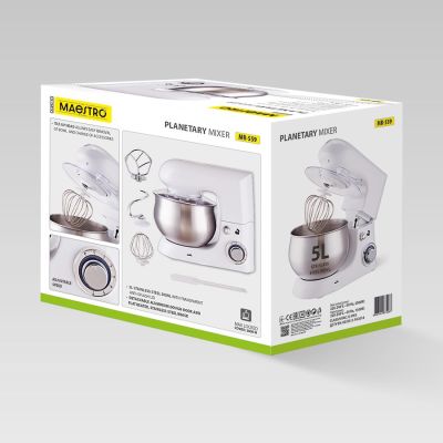 7. Planetary mixer with bowl 5.0l, 2000W MR-559