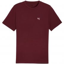 Puma Ess Elevated Tee Burgundy Men's T-Shirt 684726 96