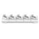 2. Zebra HC2X/HC5X Charger 5-Port DC Cable/AC Power Cord