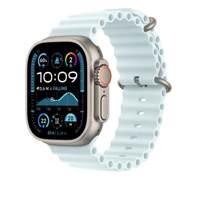 2. Ocean Band 49 mm Extension Kristallblau/Grau