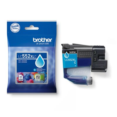BROTHER Cyan Ink LC552XLC=LC-52XLC