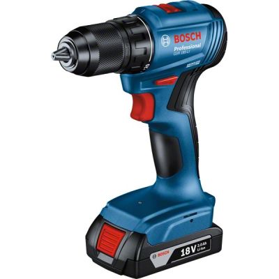 Bosch GSR 185-LI Solo screwdriver with case, torque 50/21Nm