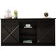 3. Chest of drawers 160x80x35 GRANERO black/black finish