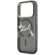 6. Karl Lagerfeld IML Choupettes Karl Script Logo MagSafe Case for iPhone 17 Pro Max - Black