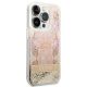 4. Guess Paisley Liquid Glitter case for iPhone 14 Pro - gold