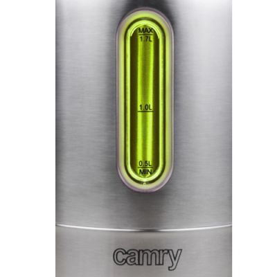 15. Electric kettle Adler CR 1253 (2200W 1.7l; stainless steel color)