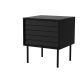 4. Bedside table 2 pcs CORTINA 45x40x51 black