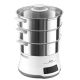 12. Tefal Convenient Series Deluxe VC502D 3-Basket Steamer, 900W Stainless Steel, White