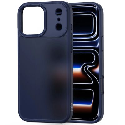 2. Tech-Protect MagMat Case for iPhone 17 Pro - Matte Navy Blue