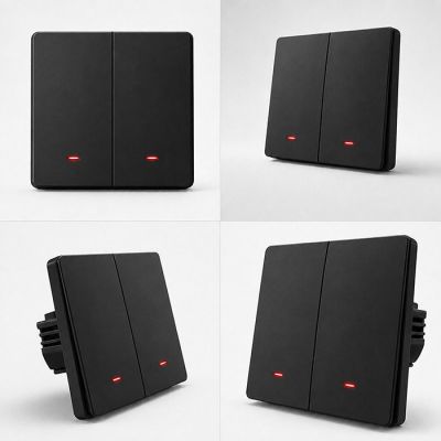 5. QOLTEC LIGHT ON/OFF SWITCH | 2-CHANNEL | WI-FI | TIMER | TUYA | BLACK