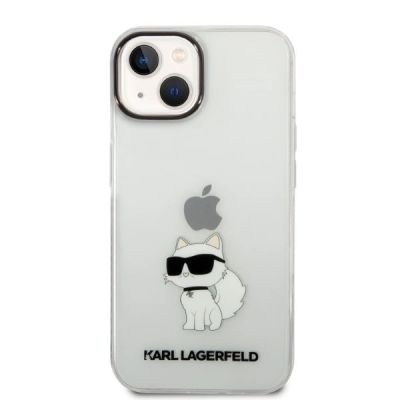 3. Karl Lagerfeld Ikonik Choupette case for iPhone 14 Plus - transparent