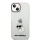 3. Karl Lagerfeld Ikonik Choupette case for iPhone 14 Plus - transparent